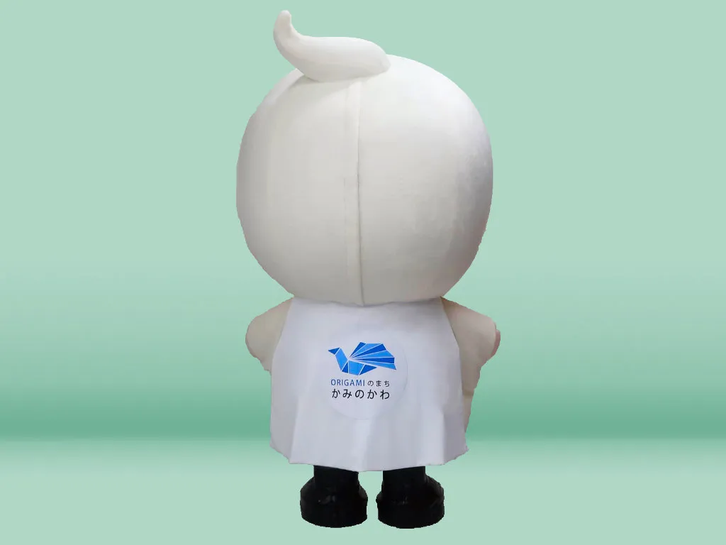 栃木県上三川町 かみたん エアー着ぐるみ 製作 ｜バルーン造形や