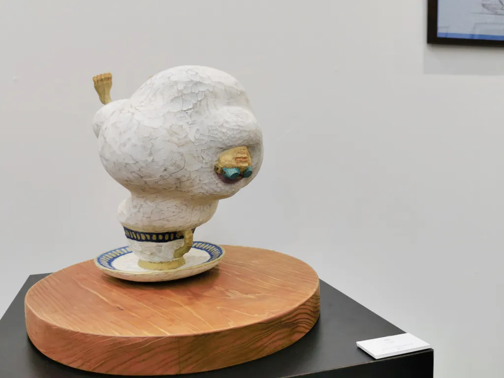 彫刻ユニーク作品 木 頂け 野原邦彦