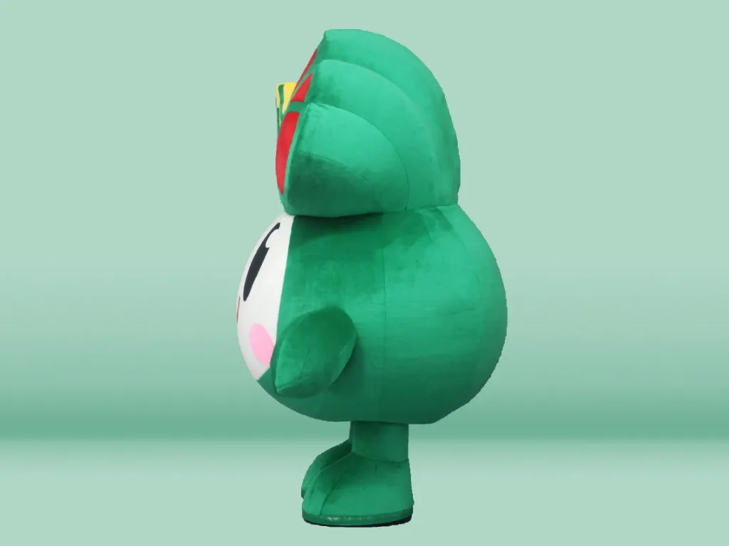 岡山県里庄町 里ちゃん&まこりん エアー着ぐるみ 製作 ｜バルーン造形