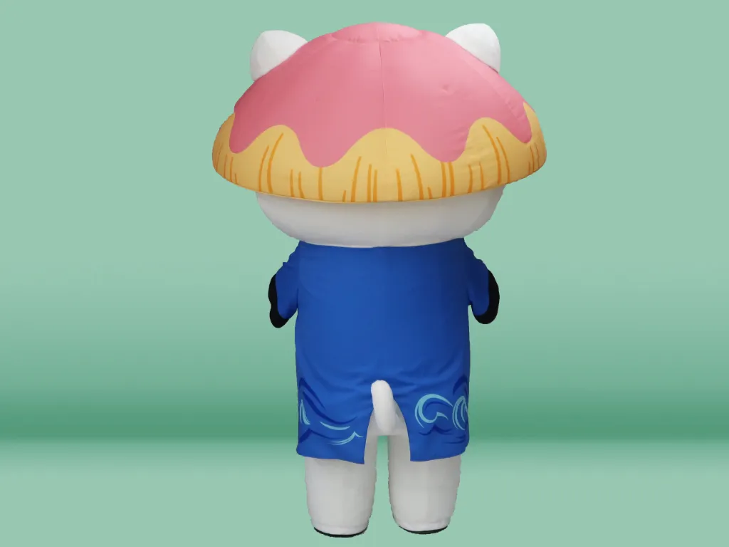 埼玉県長瀞町 とろにゃん エアー着ぐるみ 製作 ｜バルーン造形や