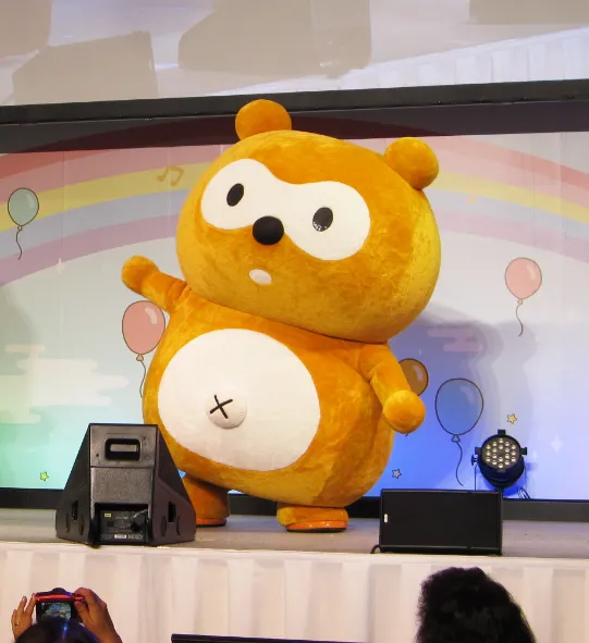 ポンタ エアー着ぐるみ ｜バルーン造形や着ぐるみ製作ならピア21 