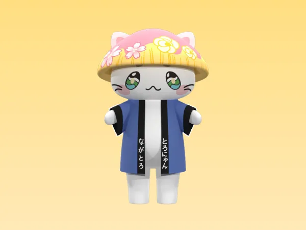 埼玉県長瀞町 とろにゃん エアー着ぐるみ 製作 ｜バルーン造形や