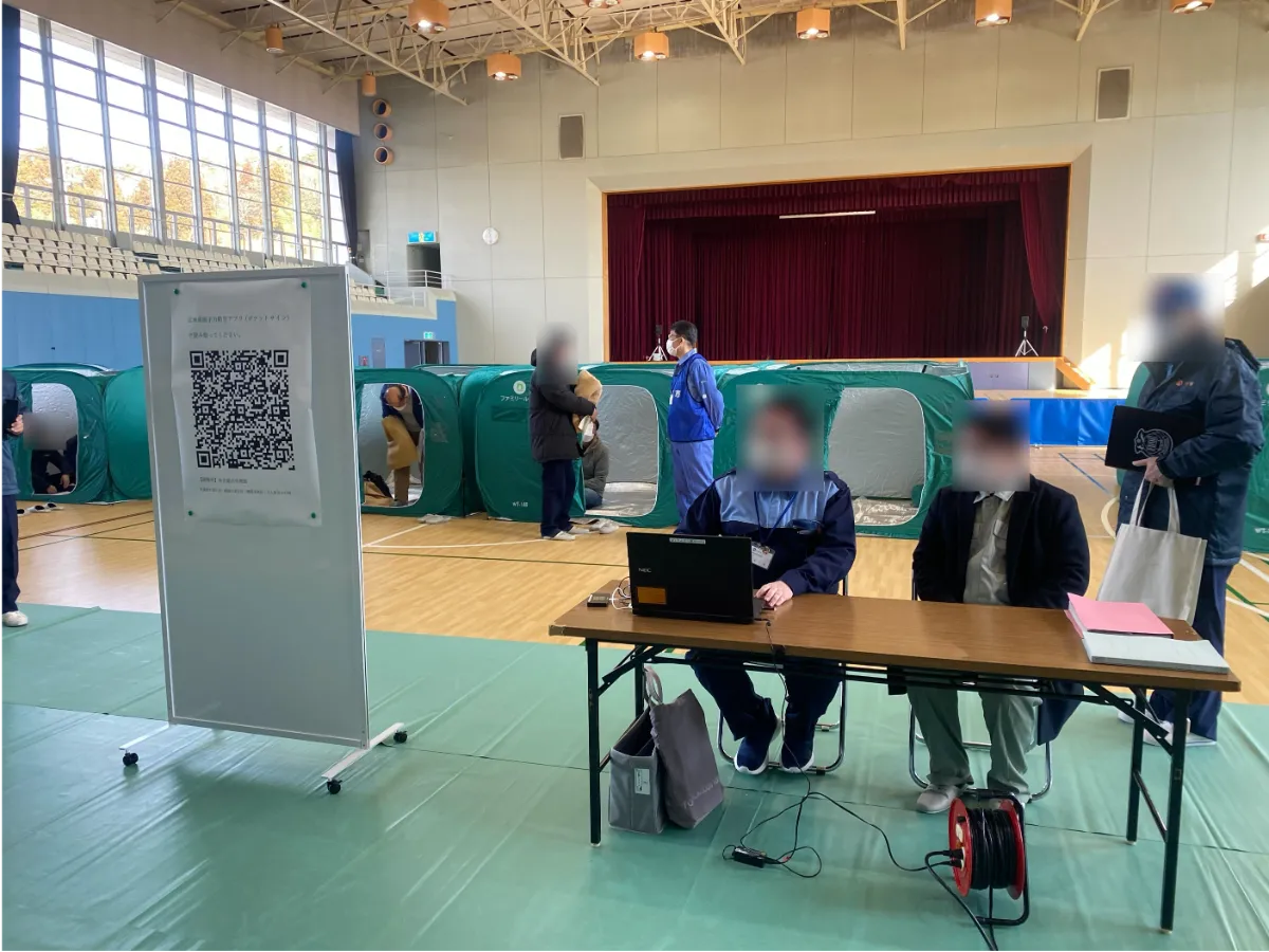 ポケットサイン防災を活用 宮城県・女川原子力発電所で防災訓練