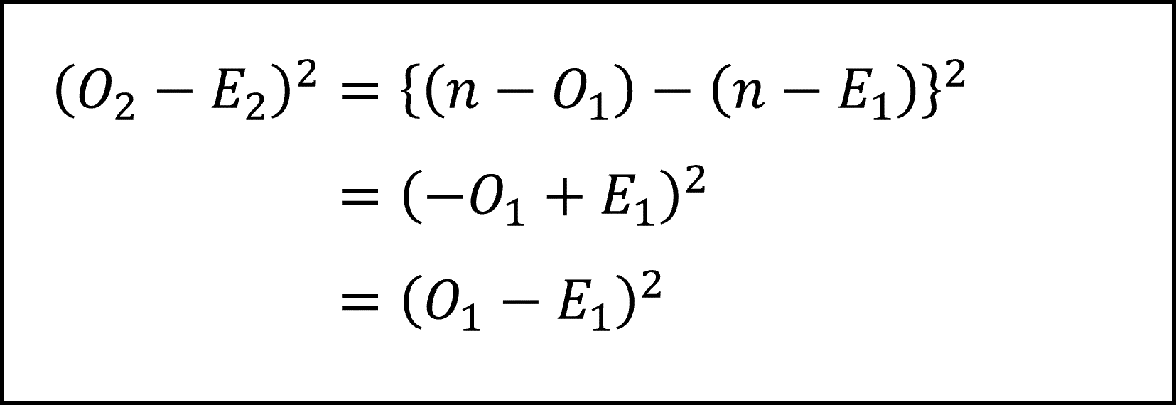 カイ二乗統計量②の計算01