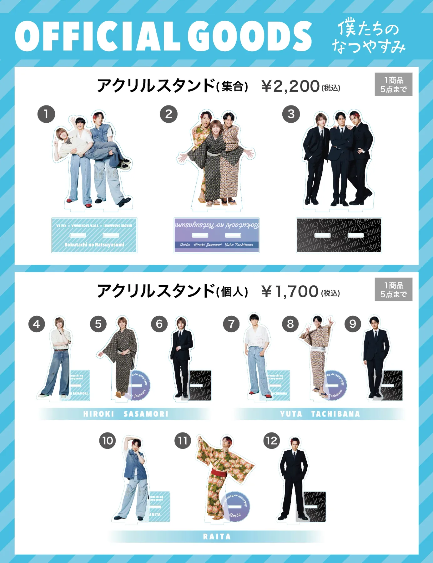 僕たちのなつやすみ　アクスタ　特典　1部　非売品 SMILE-WORKS_Corporate