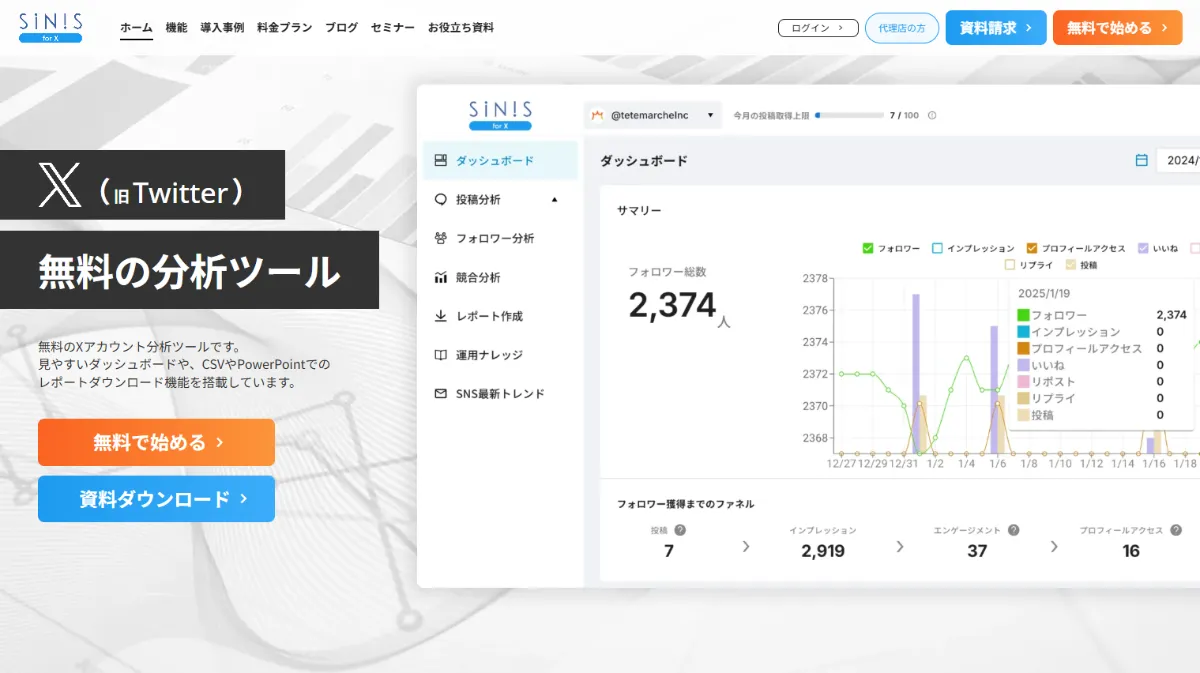 SINIS for X | 無料でX(旧Twitter)のスレッド投稿を予約する方法はある？