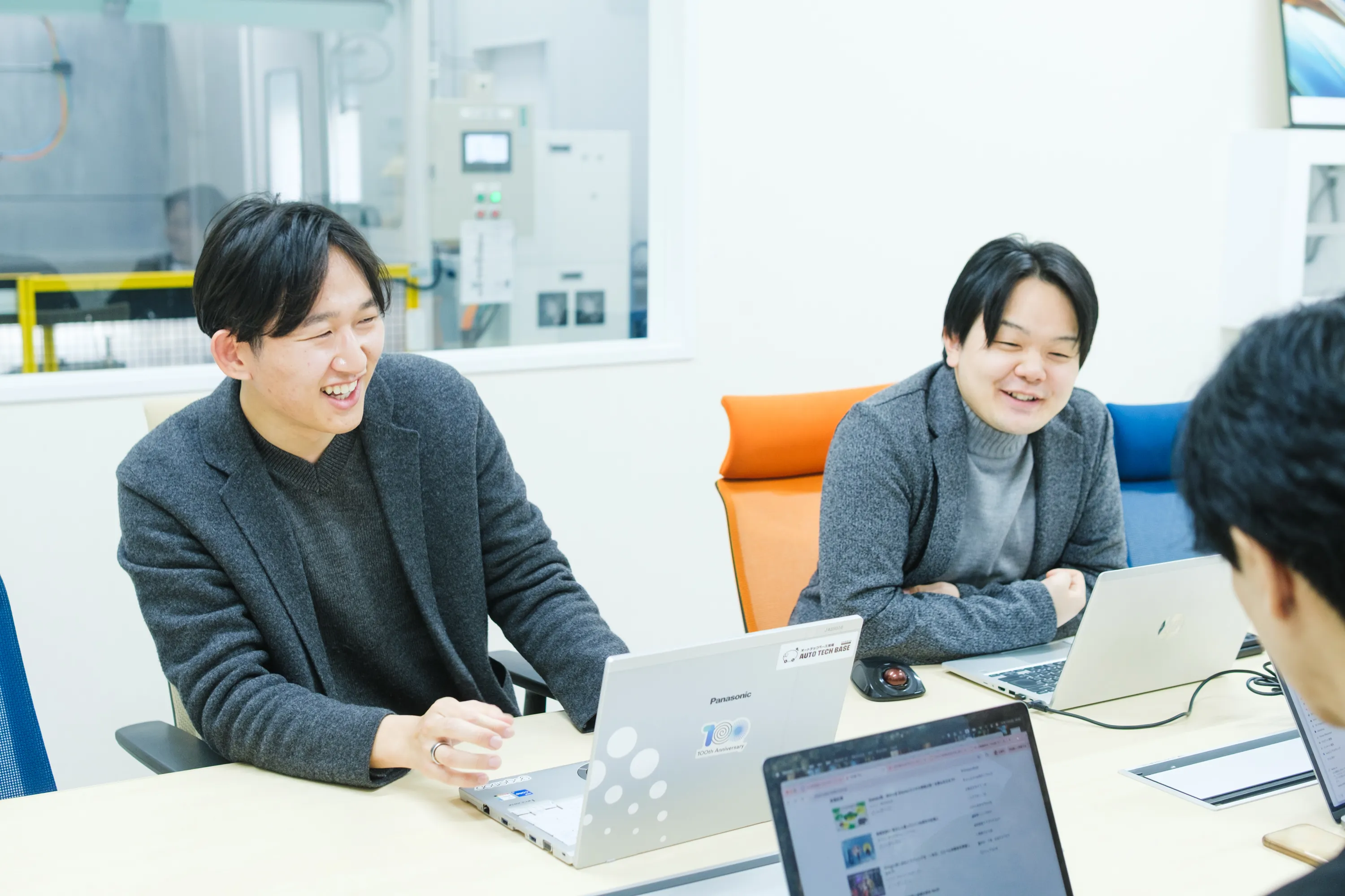 アネスト岩田株式会社 中野 氏と山中 氏