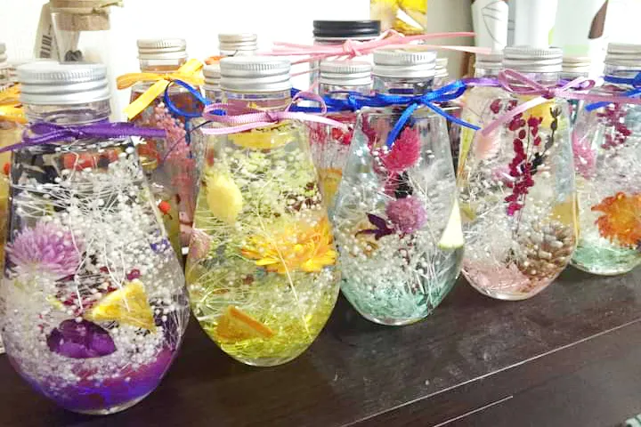 ハーバリウム キュート系【カラフルローズS】オーダーページ ハーバリウム キュート系【カラフルローズS】オーダーページ