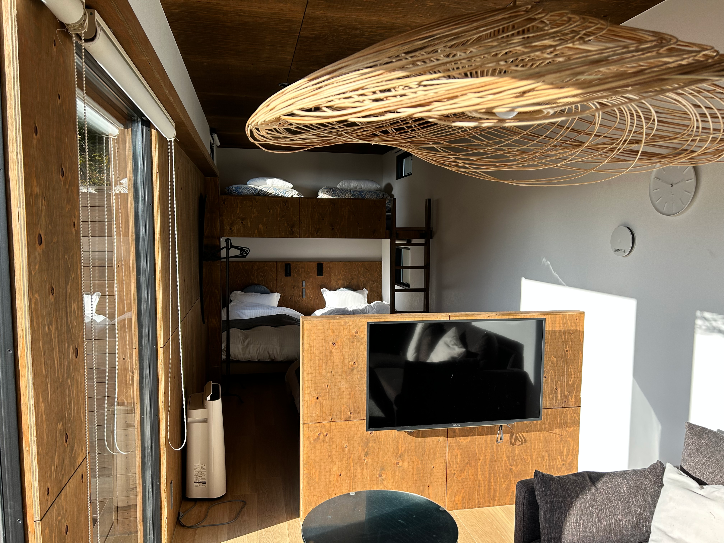 イッコイチ宿泊キャビン内観