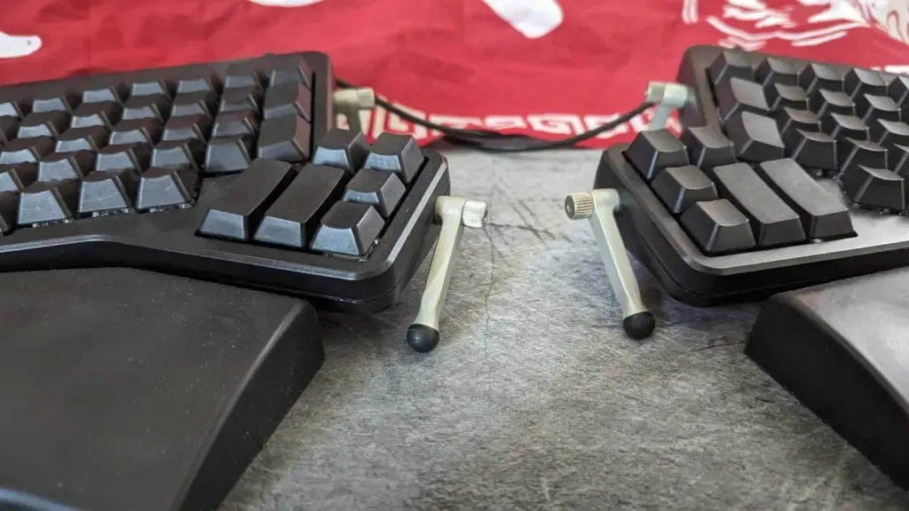 ErgoDox EZ エルゴドックス チルト/リストレスト付 赤軸