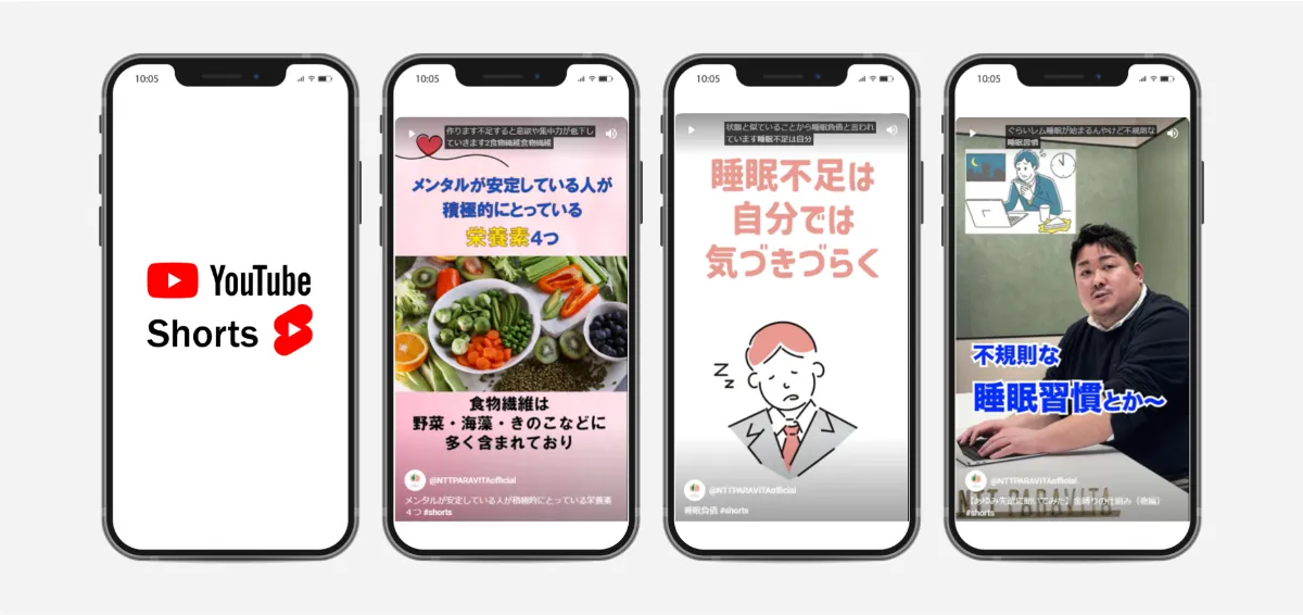 NTT PARAVITA公式YouTubeチャンネルでショート動画の配信を開始