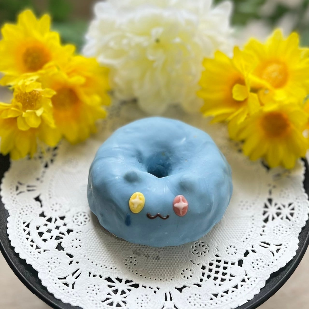 たまごドーナッツさん、専用です。 ミスタードーナツ「桜もちっとドーナツ」、今年はつぼみ/五分