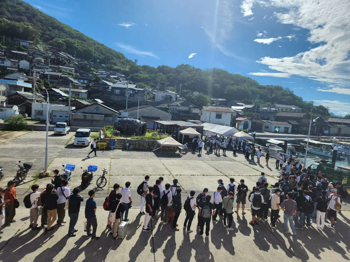 男木島灯台サマポケ祭り2023夏」でARグラスを用いたコンテンツ