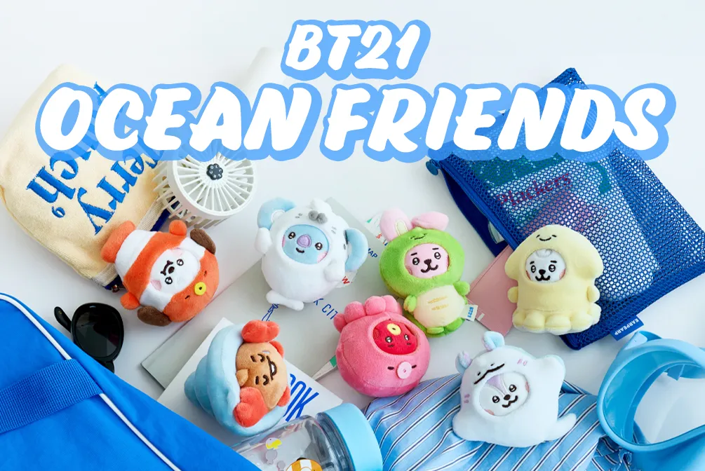 BT21 OCEAN FRIENDS 7/19～発売(公式オンラインストア)