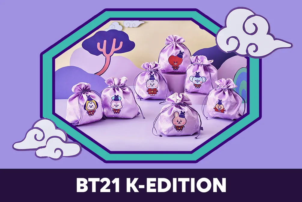 12/27限定価格❣️BT21 BTS THE JOURNEY パープル バック 12/27限定価格❣️BT21 BTS THE JOURNEY パープル バック BT21 K