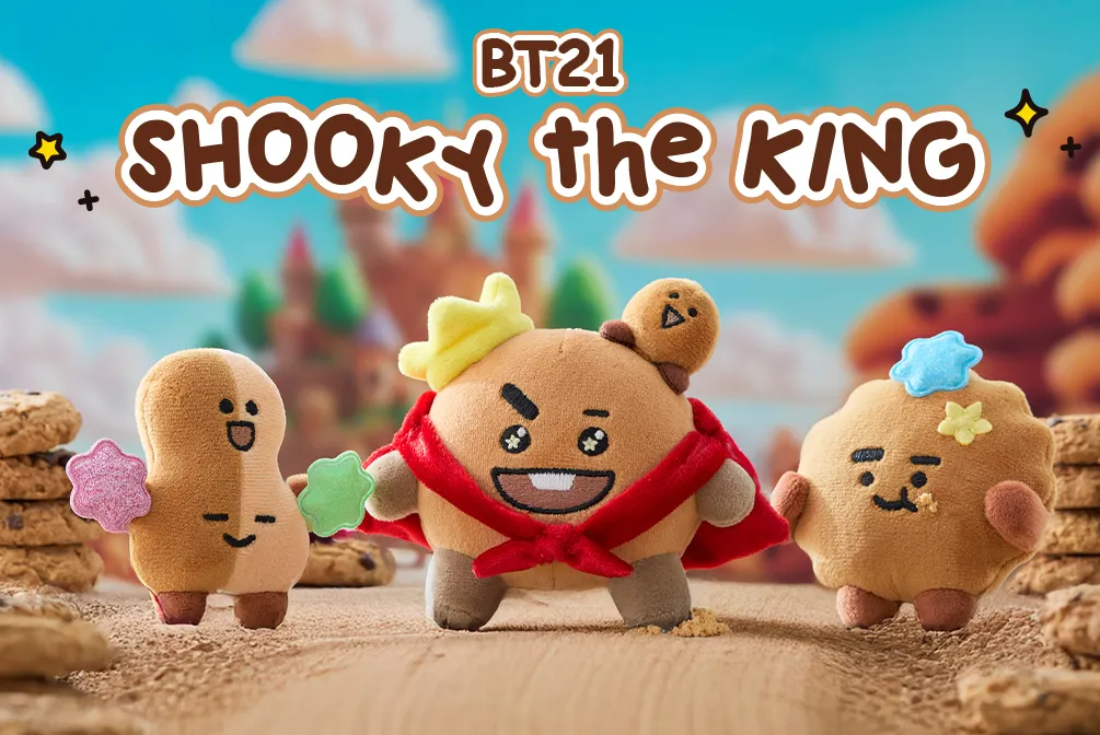 BT21 SHOOKY the KING シリーズ 2/25~発売(公式オンラインストア) BT21 SHOOKY the KING シリーズ 2/25~発売(公式オンラインストア)