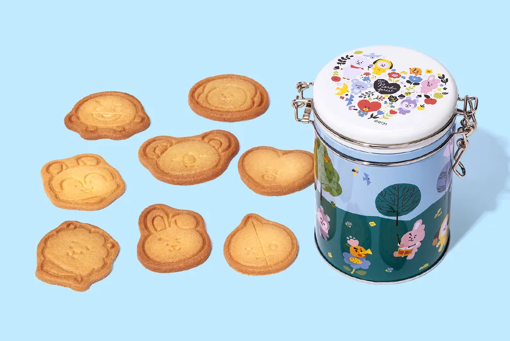 BT21 クッキー缶 7/22~発売(公式オンラインストア) BT21 クッキー缶 7/22~発売(公式オンラインストア)