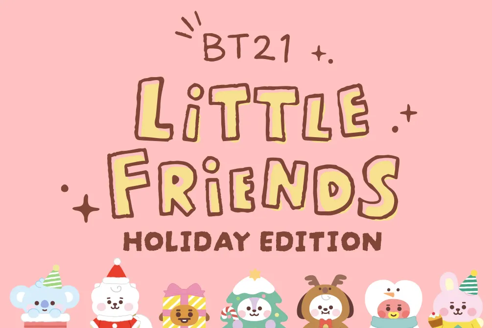 公式　BT21　クリスマス　ぬいぐるみ　ホリデー　RJ　シューキー　SHOOKY ベビー ぬいぐるみ ホリデーエディション(Little Friends