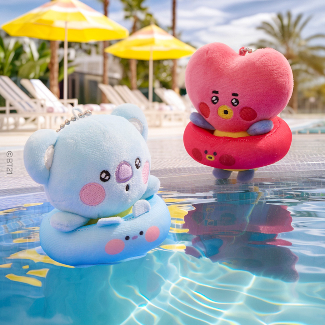 BT21ピンクスプラッシュ　ぬいぐるみマスコットセット ベビー ぬいぐるみキーリング(SPLASH) COOKY – LINE FRIENDS