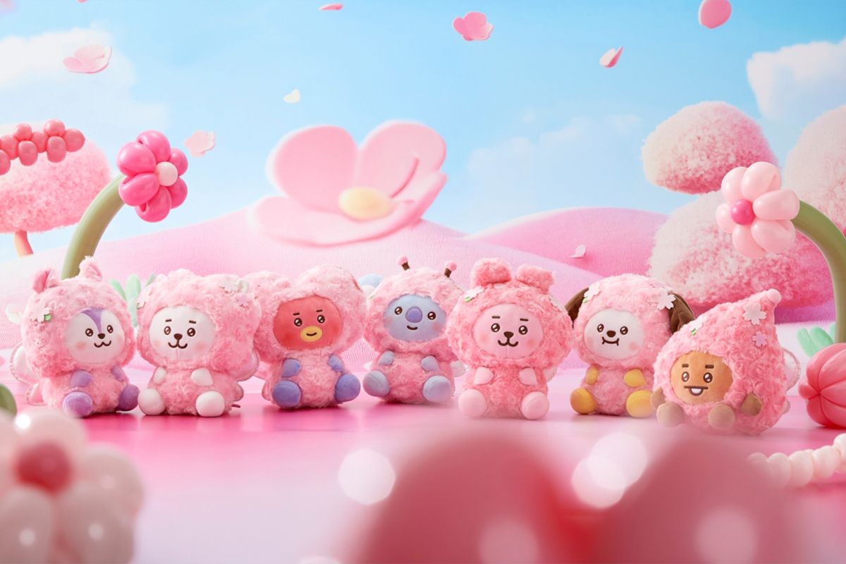 BT21 TATA BABY PLUSH KEYRING SPRING FAIRY – LINE FRIENDS SQUARE