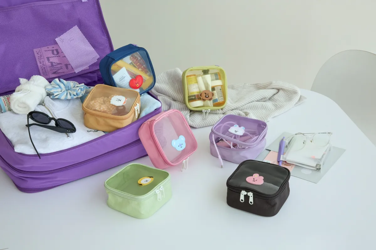 BT21 トラベルメッシュポーチ 9/19～発売(公式オンラインストア)