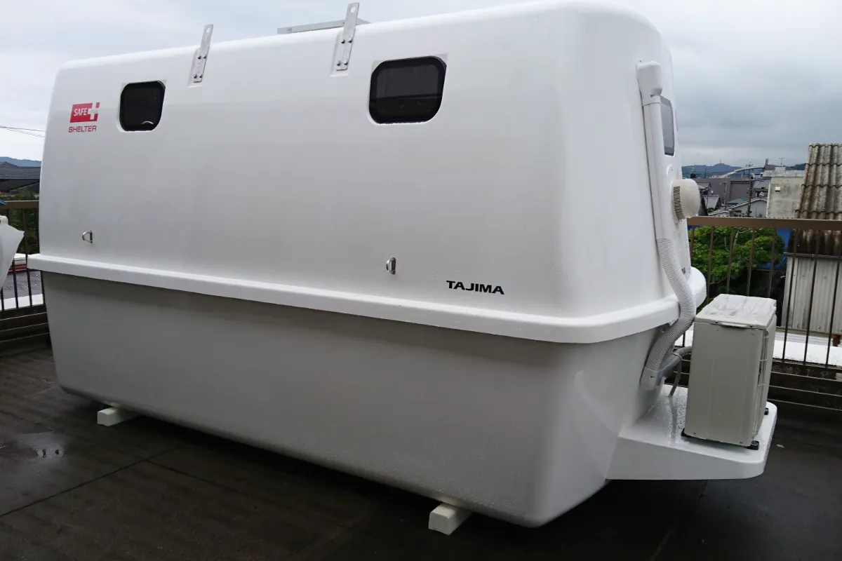 シェルターオーダー yamamosio19996 宮崎県（個人宅） ｜浮揚式津波洪水対策用シェルター｜防災事業