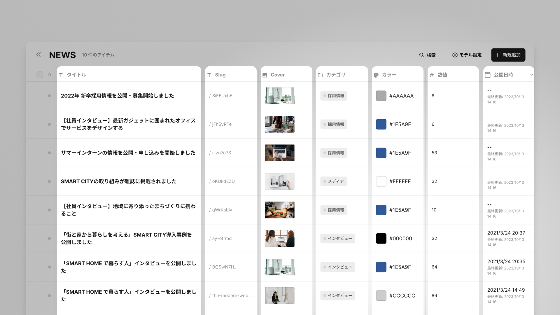 イメージ画像:プロパティの解説。詳細は下記