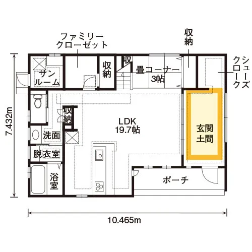 間取りで解決 土間やウッドデッキ Etc 外空間が恋しい を解決した間取りアイデア 家づくりナビ