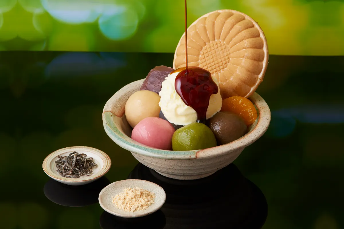 クリームあんみつ 新商品「鎌倉 絹玉クリームあんみつ」発売開始