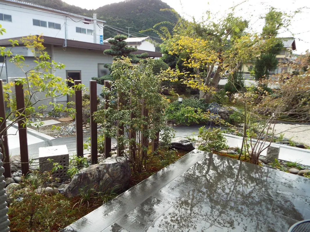 岐阜県川辺町‗お庭新築‗K様邸‗アプローチ