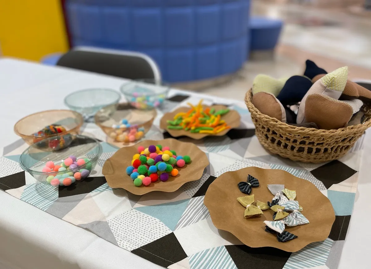 横浜高島屋にてIKOUのハギレを使用したワークショップを行いました