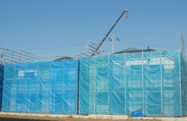 大規模な工事の様子