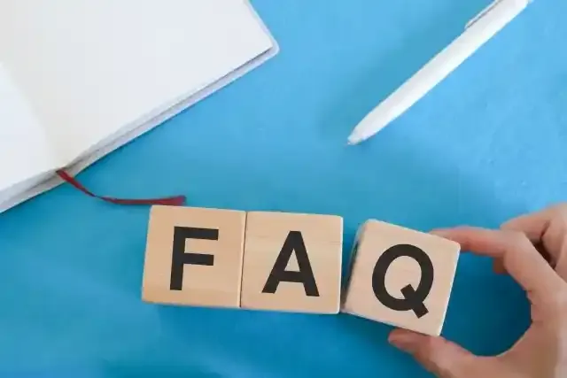 FAQと記載された文字ブロック