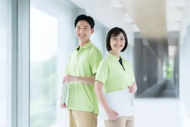 介護士の若いスタッフ達 