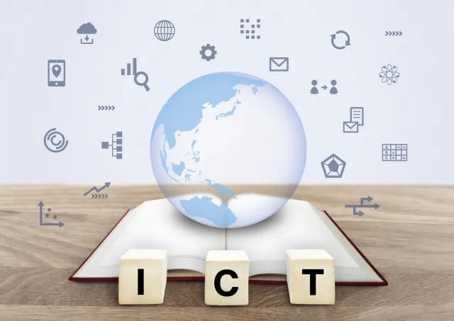 本とICT アイコン