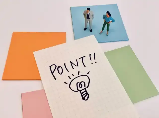 POINT+豆電球+ミニチュア男女