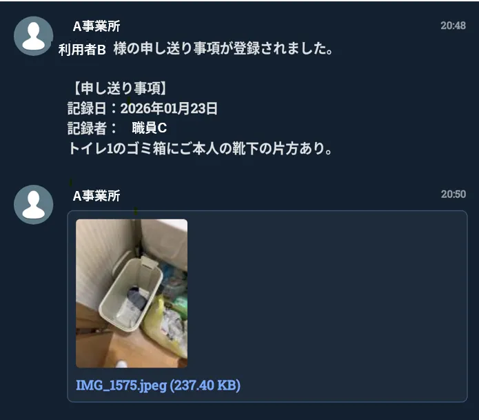 Chatwork写真連携
