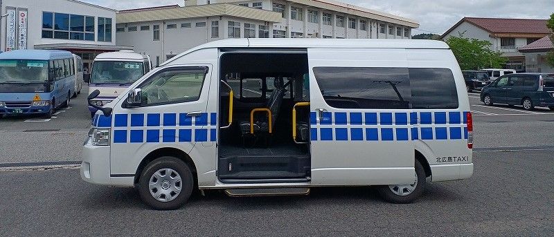 広島県北広島町のデマンド交通「ホープタクシー」へTAKUZO-City