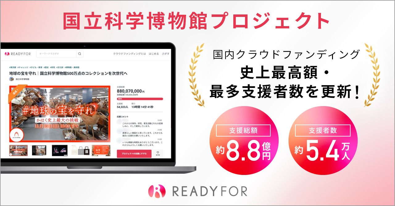 国立科学博物館　クラウドファンディング　返礼品 地球の宝を守れ｜国立科学博物館500万点のコレクションを次世代