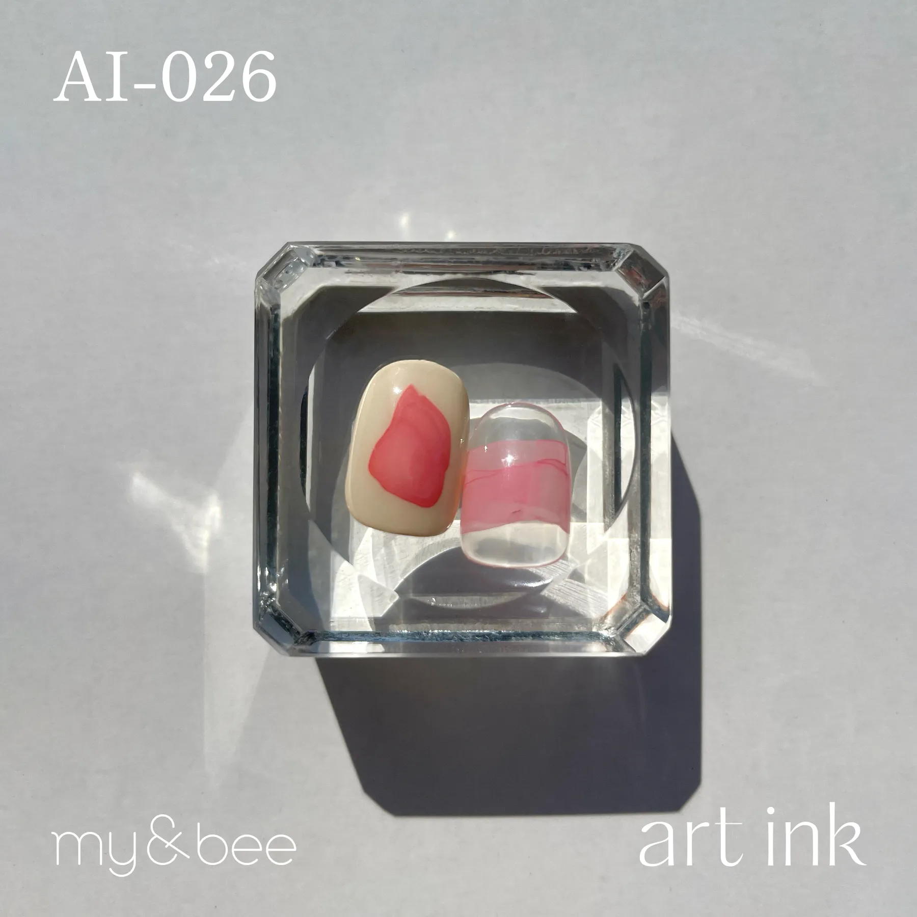 my&bee アートインクセットE my&bee マイビー アートインク 7ml 全18色 AI-001~018 ジェル