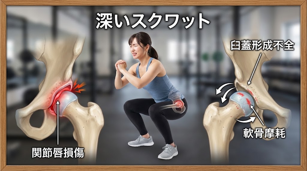 なぜスクワットがいけないのか?