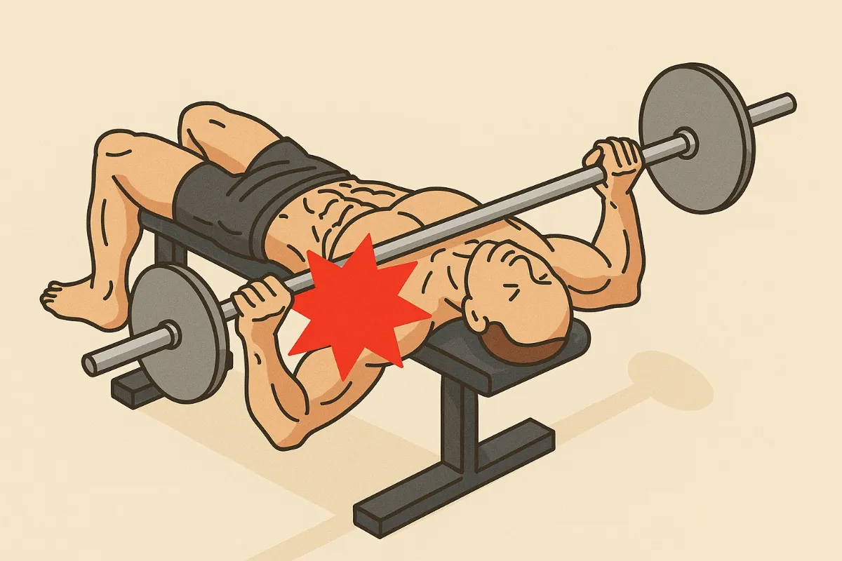 ベンチプレス  ベンチプレスで肩が痛い！原因と治療法を医師が解説！