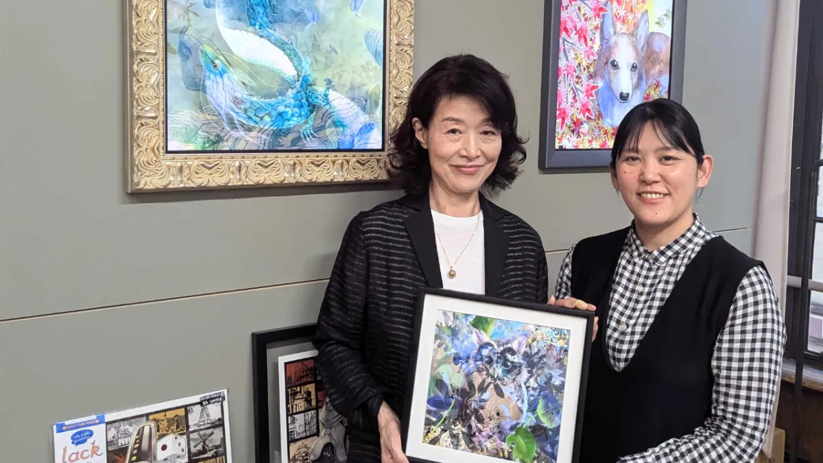 50歳で始めたアートの道─70代でデジタルアートの世界へ。そらのあお