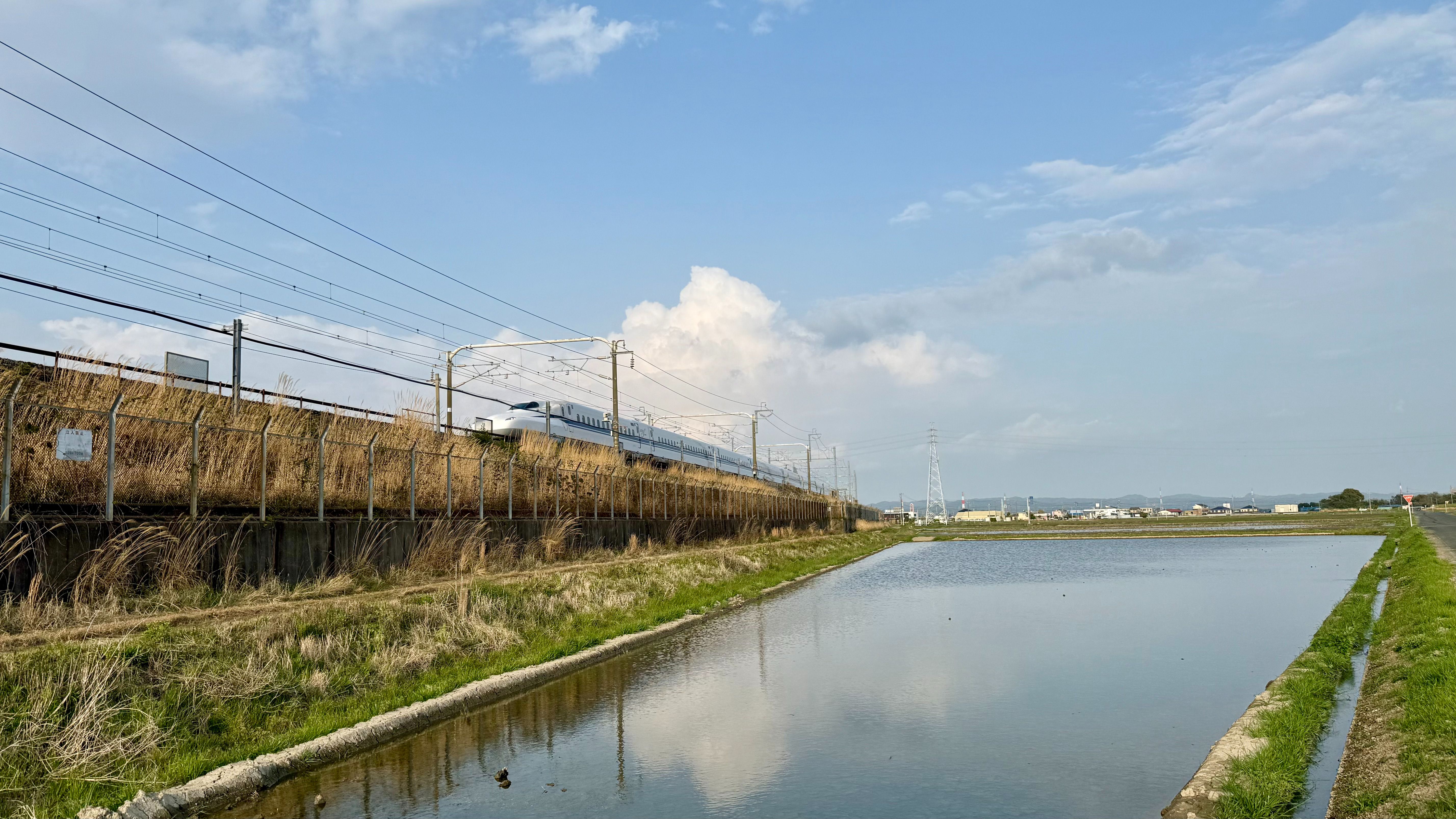 磐田市の川の写真