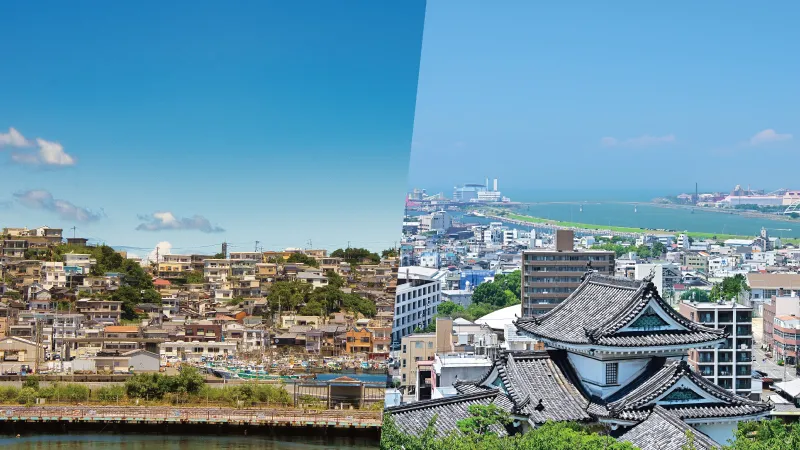 和歌山市の様子