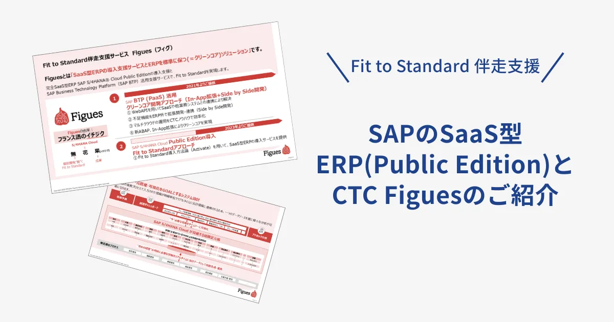 SAP 「Fit to Standard」伴走支援サービス Figues（フィグ） - Key