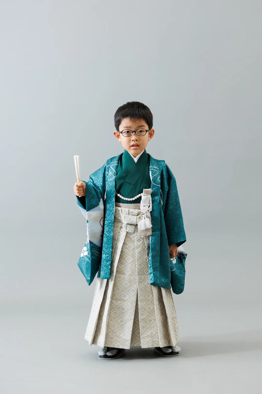 野々市市で七五三撮影をした5歳男の子の袴姿