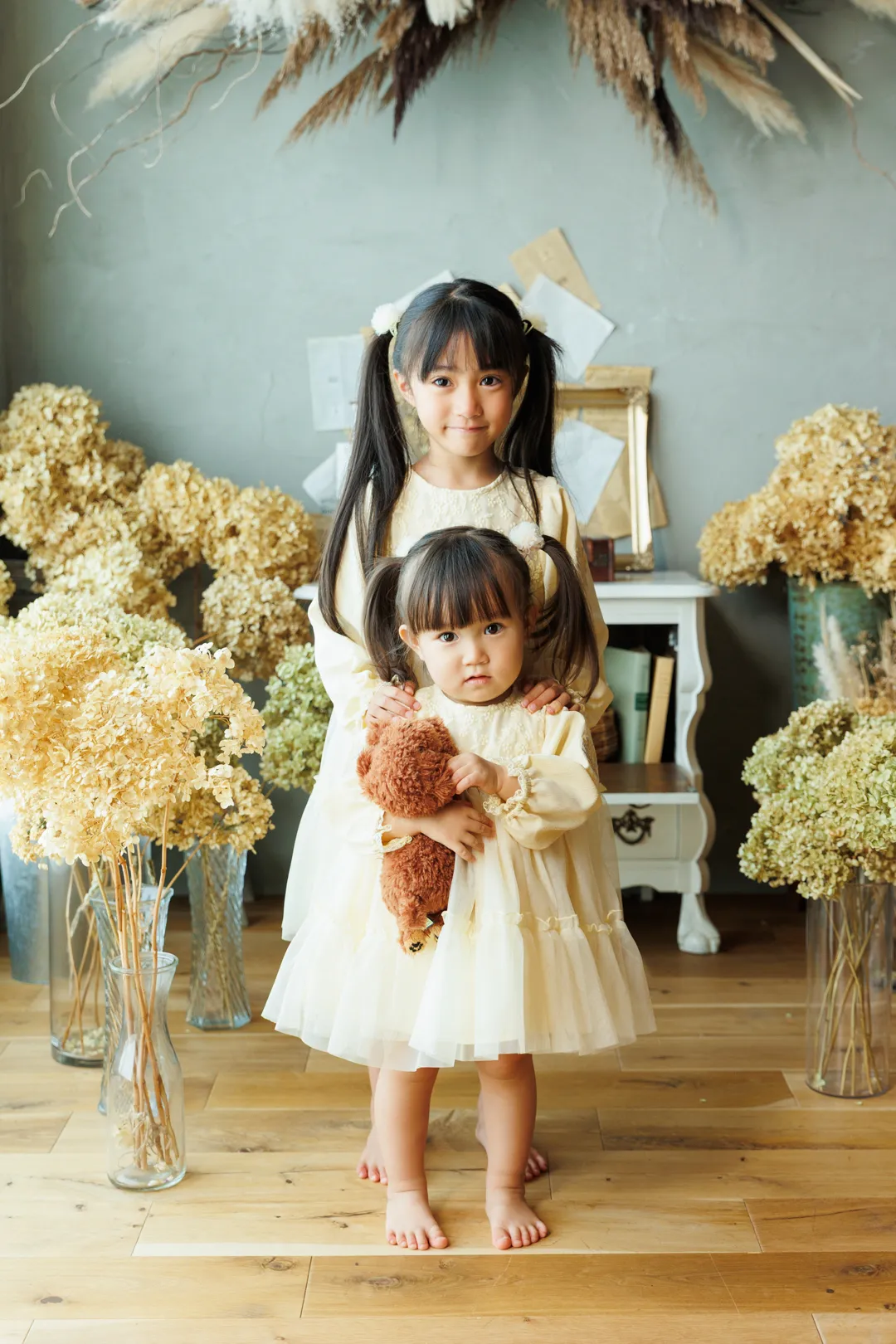 イベントフォト きょうだい写真 仲良し姉妹フォト 石川県小松市