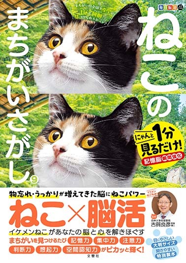文響社 公式】毎日脳活スペシャル ねこのまちがいさがし9