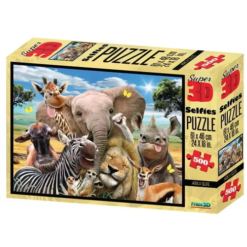 株式会社ヤマサン/PRIME3Dアフリカの動物たちの<br>自撮り写真